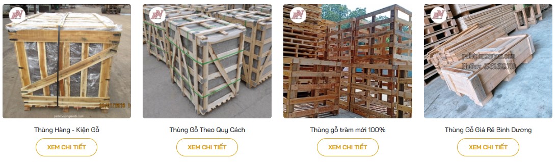 thùng gỗ kiện hàng